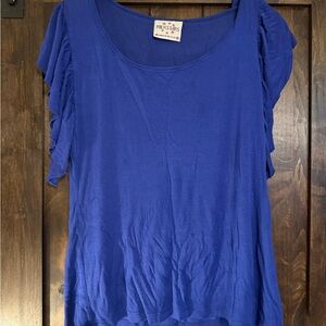 Milkstars  Women's Vibrant Blue Blouse size  M